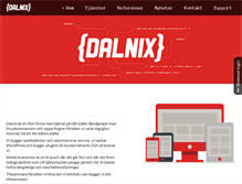 Tablet Screenshot of dalnix.se